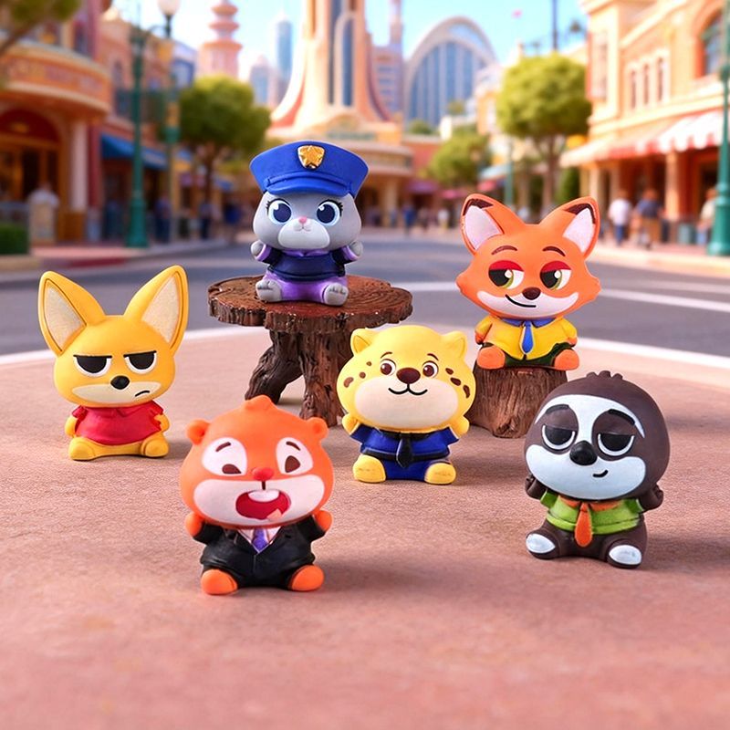 Car Accessories For Decoration - Zootopia Harzfigur, kleine Dekoration für das