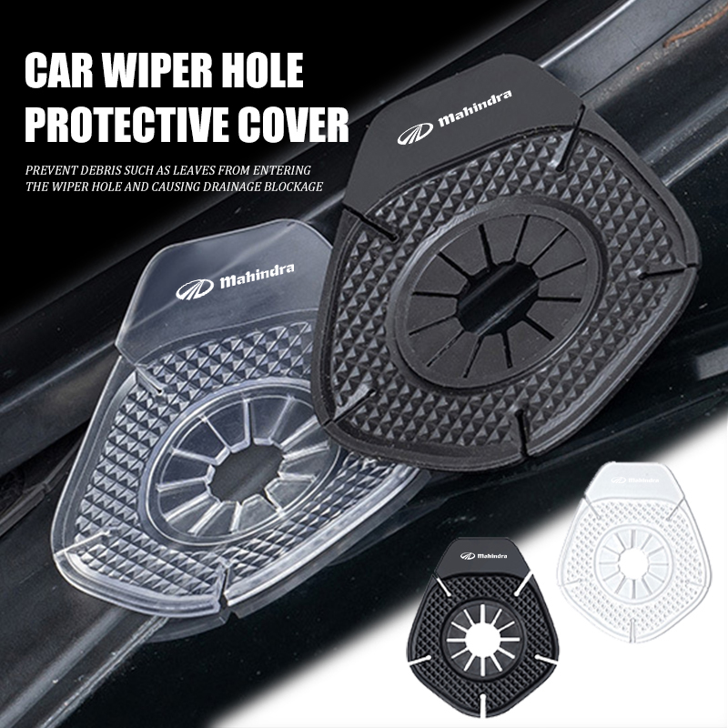 Car Accessories Xuv 300 - Schutzabdeckung für Scheibenwischerlöcher, Silikonpads für die