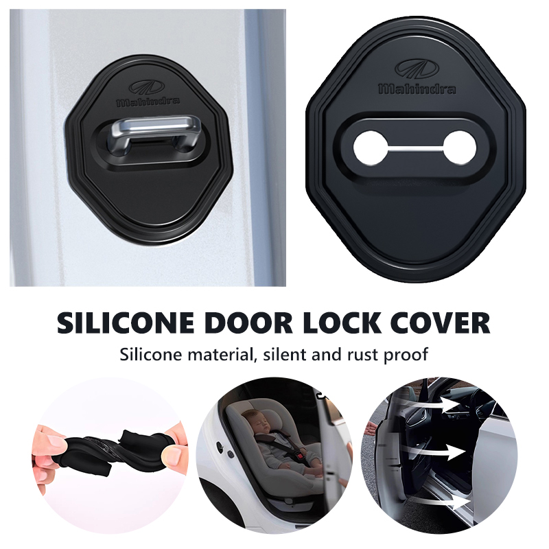 Car Accessories Xuv 300 - 4 Stück Auto-Silikon-Türschloss-Schutzabdeckungen Zubehör für Mahindra