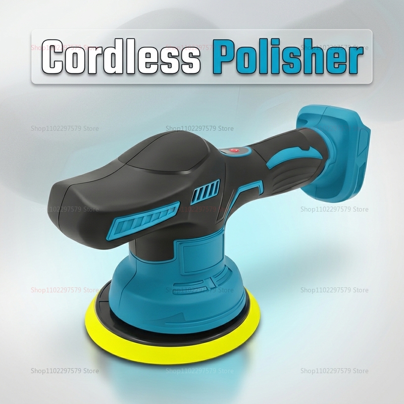 Car Detailing Brush - Kabelloser 18V Elektrischer Autopolierer Rotations-Poliermaschine zum