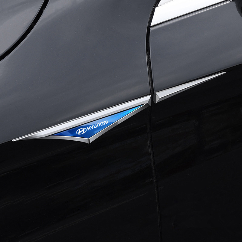Car Accessories Sticker - Auto-Seitenemblem-Aufkleber, Kotflügel-Dekorationssticker für Hyundai HB20 KONA