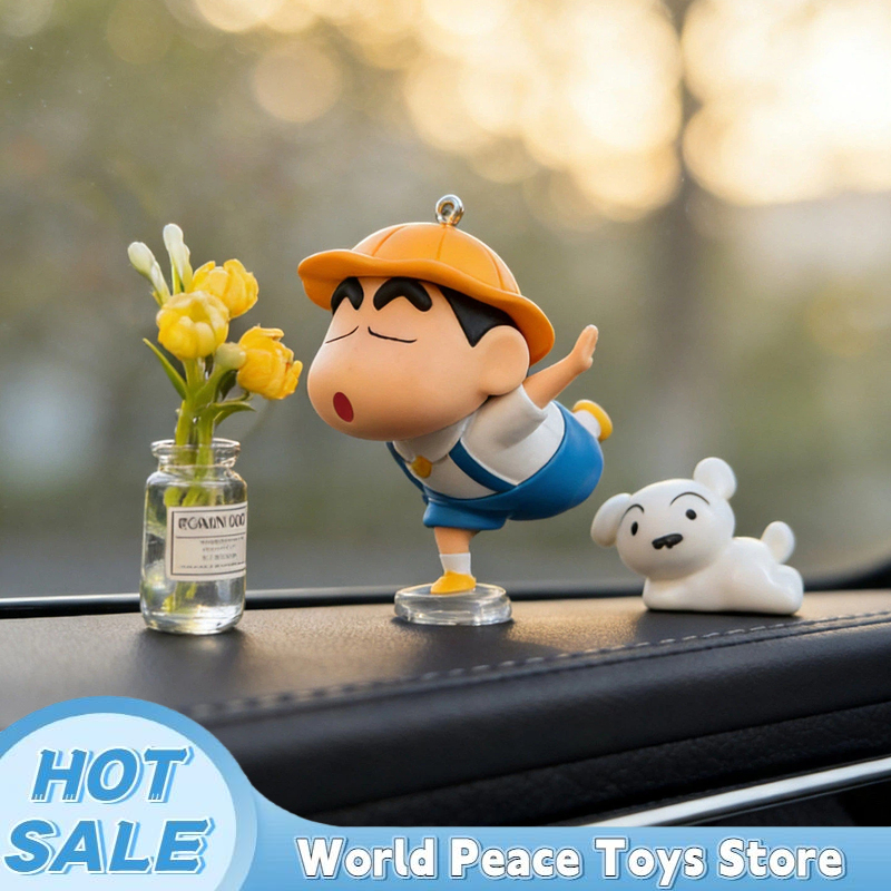 Car Accessories For Decoration - Crayon Shin-Chan Auto-Armaturenbrett-Ornamente, Auto-Innenraum-Fenster-Konsolen-Deko, Figuren, Desktop-Dekoration,