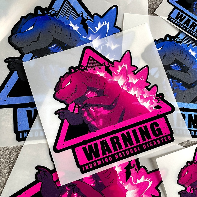 Car Accessories Sticker - Meistverkaufte Autoaufkleber Monster Godzilla Personalisierte Autoaufkleber