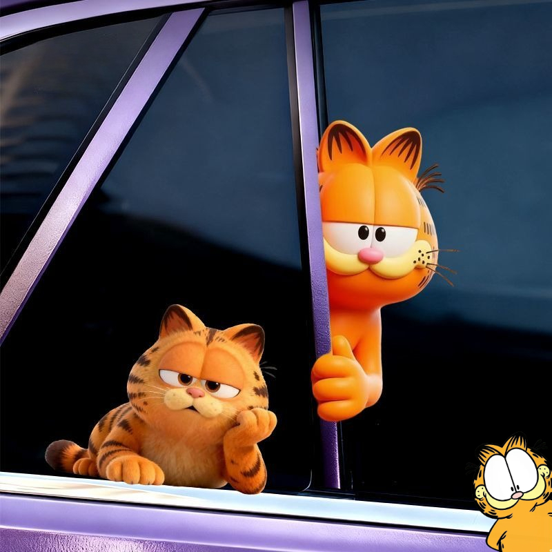 Car Accessories Sticker - Garfield Anime Cartoon Niedliche Lustige Sticker