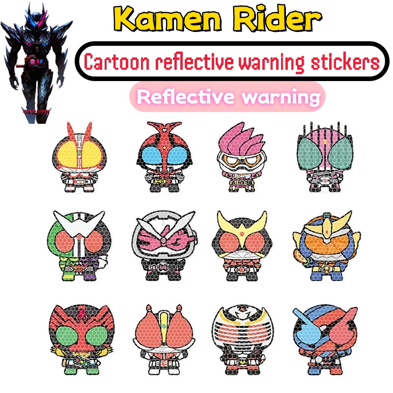 Car Accessories Sticker - Personalisierter Kamen Rider Autoaufkleber, dekorativ für