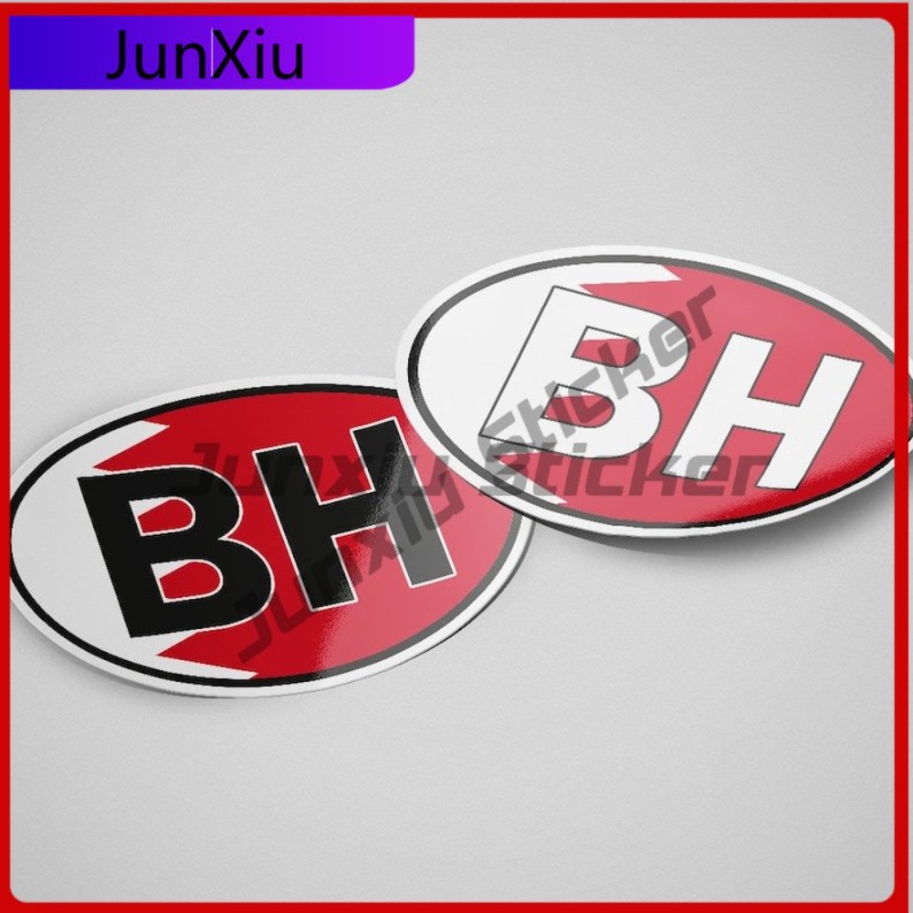 Bahrain BH Aufkleber, ovale Fl – Car Accessories Bahrain Bewertung und Preis