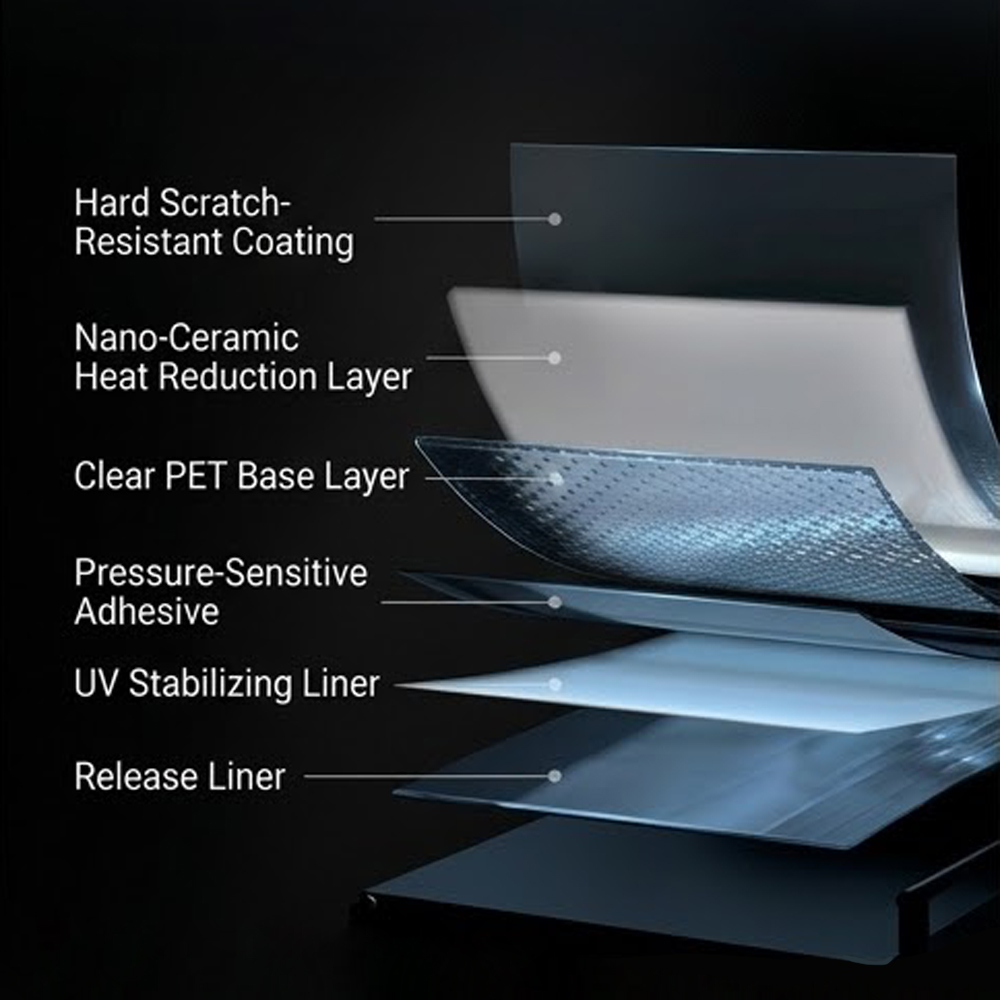 2m/5m 5/18/35 Prozent VLT Auto – Tinted Window Film Bewertung und Preis