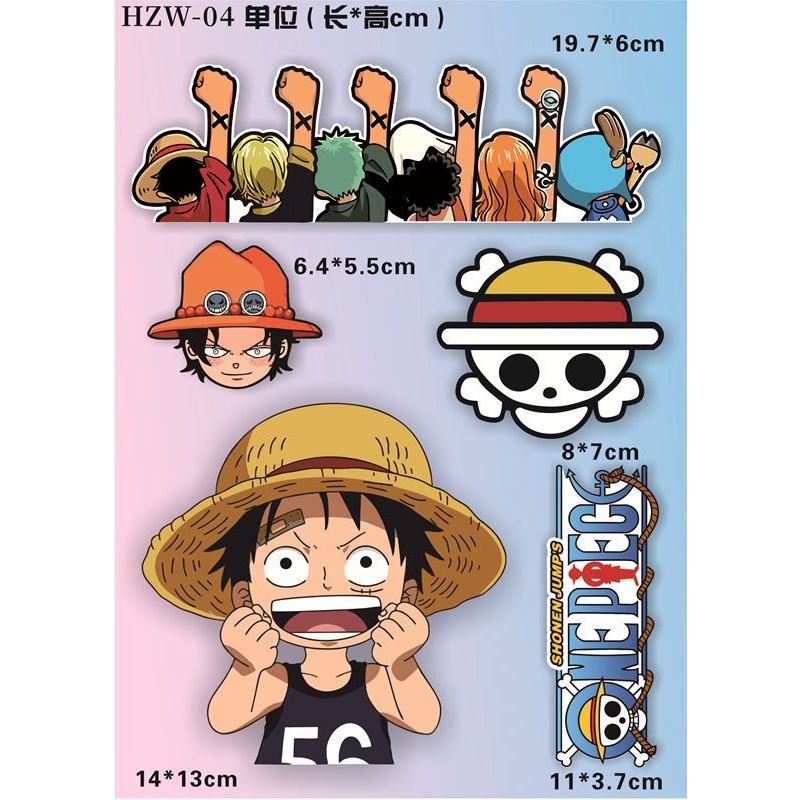 One Piece Aufkleber für Elektr – Car Accessories Sticker Bewertung und Preis
