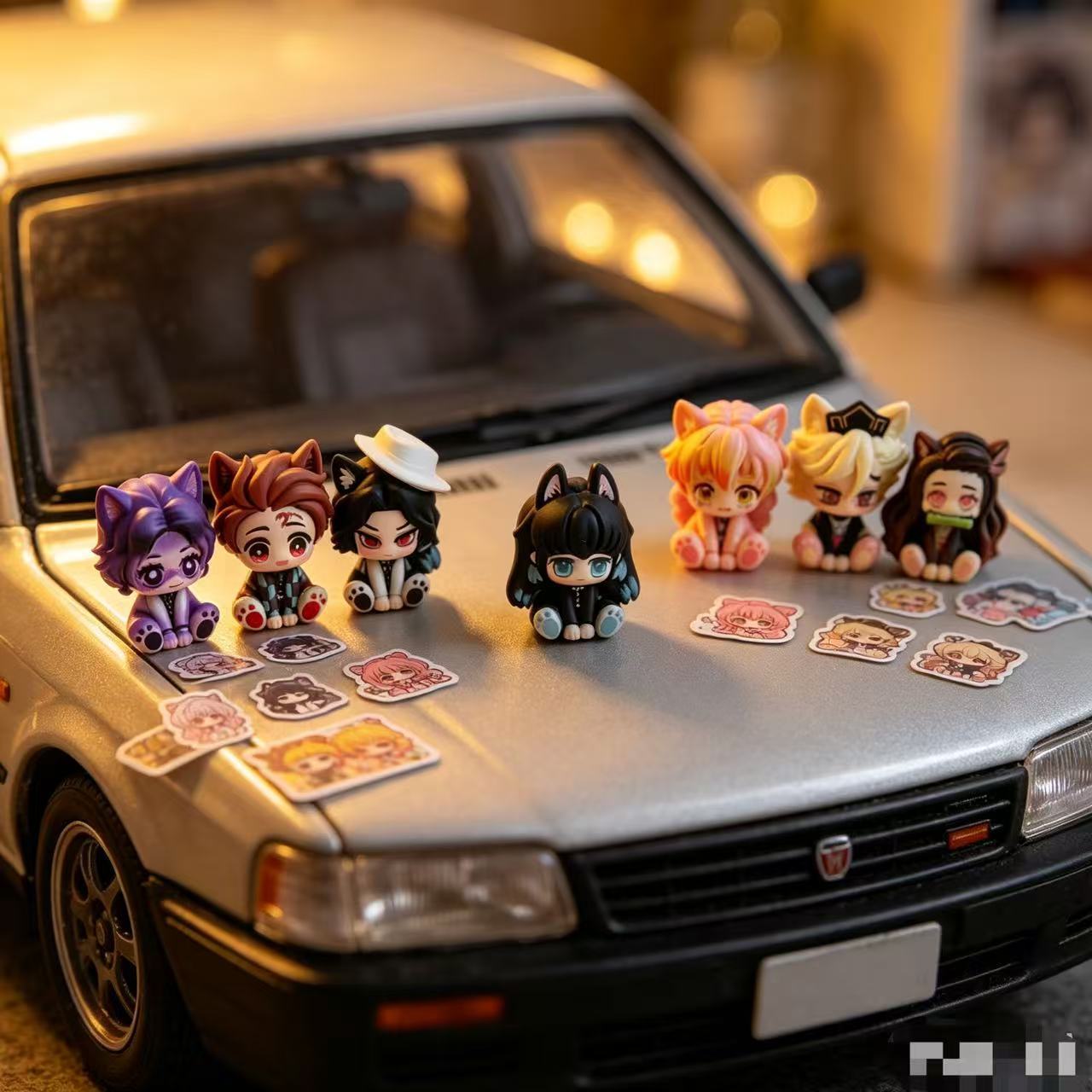 Demon Slayer Niedliche Chibi-F – Car Accessories For Decoration Bewertung und Preis