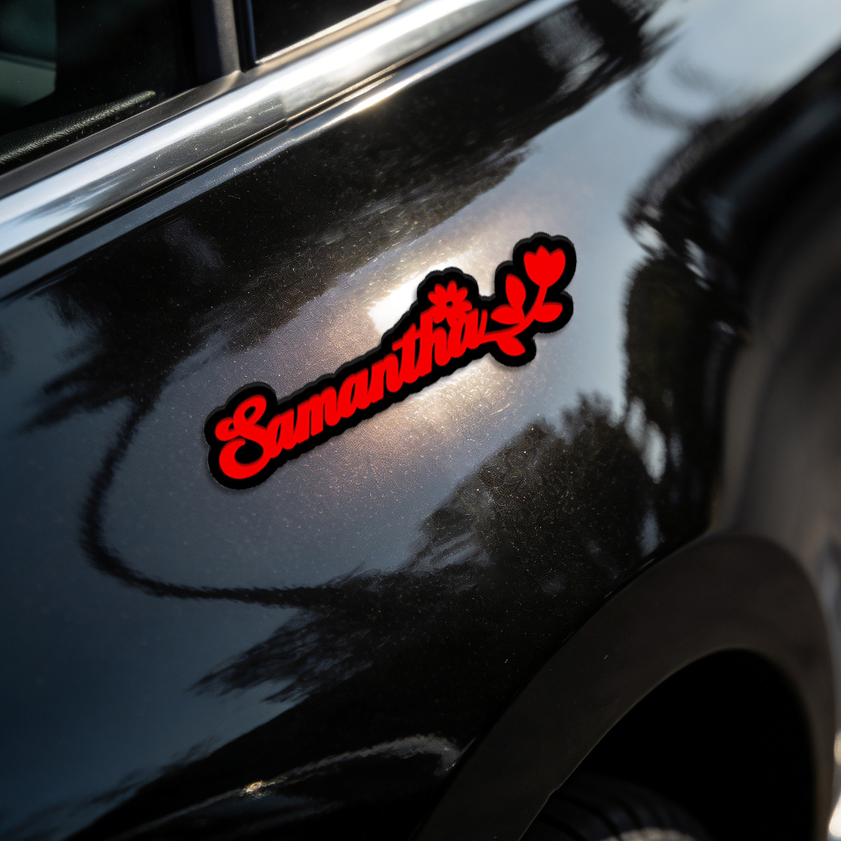 Blumenmuster Autoaufkleber, Wa – Car Accessories Sticker Bewertung und Preis