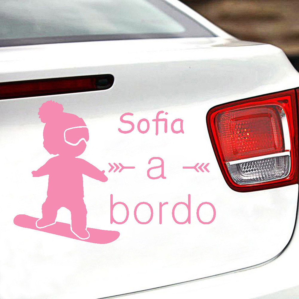 1pc Vinyl baby ein burgund bun – Car Accessories Sticker Bewertung und Preis