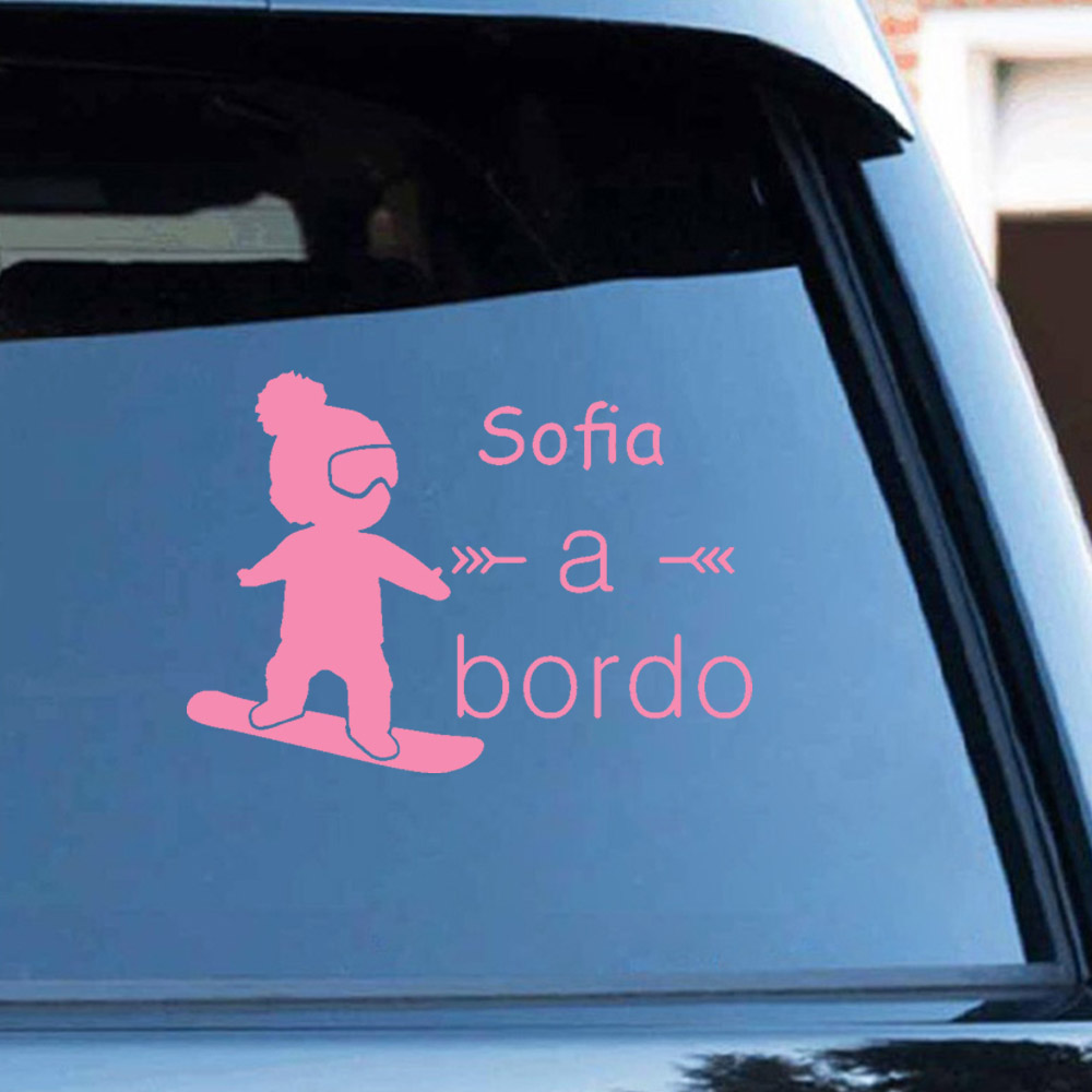 1pc Vinyl baby ein burgund bun – Car Accessories Sticker Bewertung und Preis