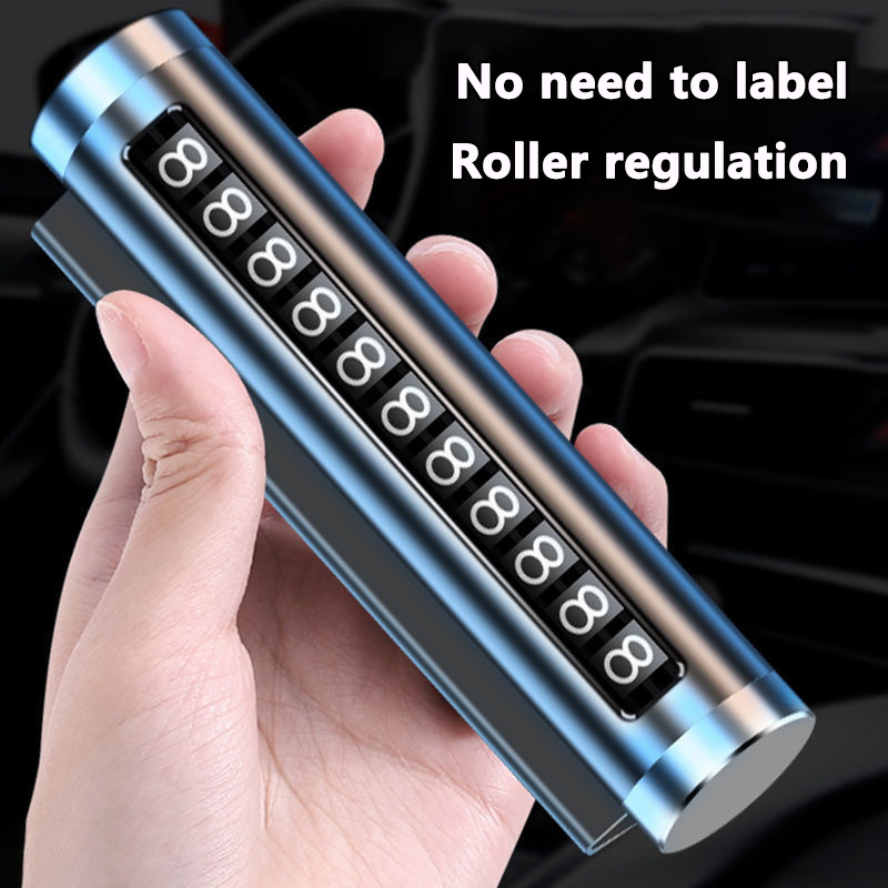 Metall Auto Temporäre Parkplat – Car Accessories Sticker Bewertung und Preis